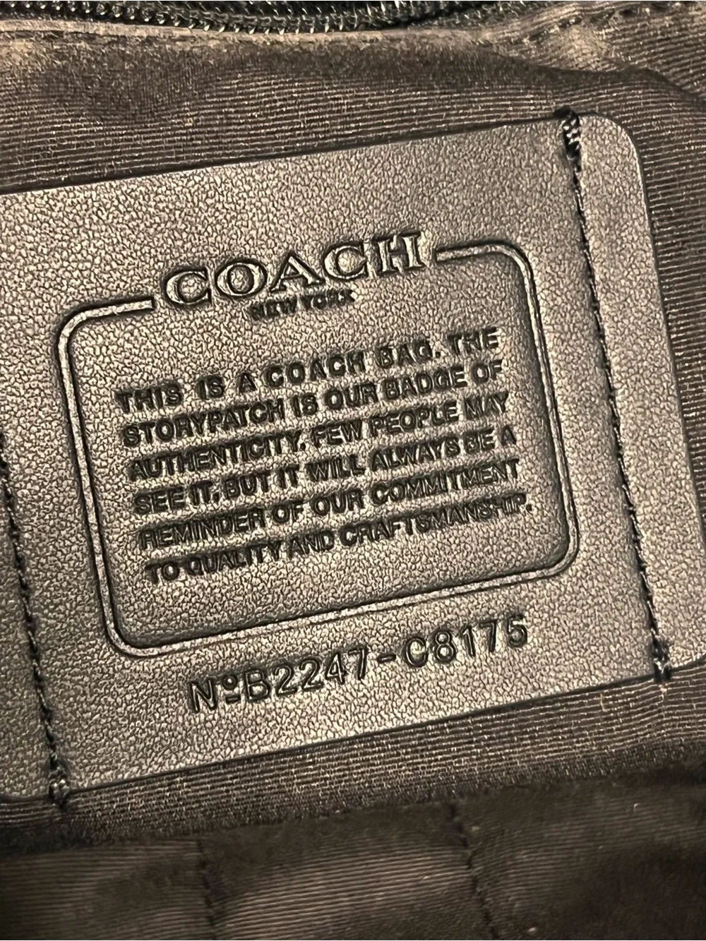 Coach men briefcase